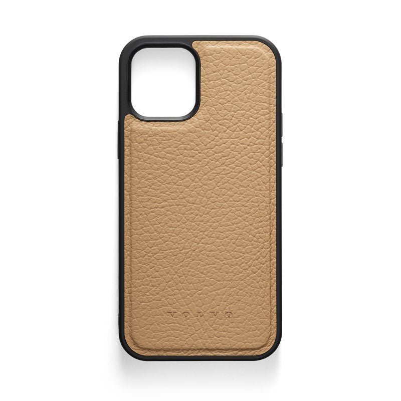 Husa magnetica originala Volvo pentru iPhone 12 – piele reciclata, Amber Structure - CarFun.ro - Accesorii Originale