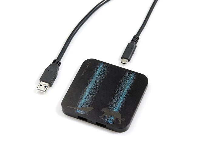 Incarcator wireless Volkswagen Tiguan 10W design Tiger si Legua - CarFun.ro - Accesorii Originale