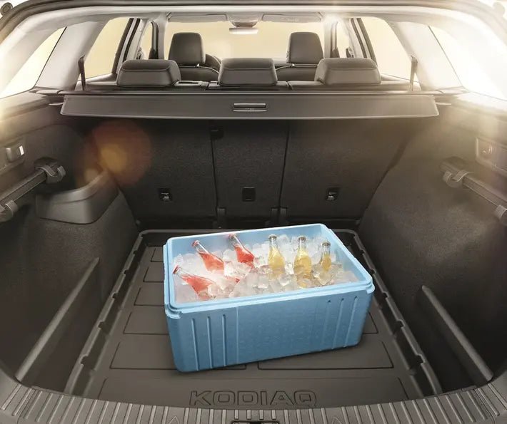 Insertie portbagaj Skoda Kodiaq 2017–2024 5 locuri originala cu logo - CarFun.ro - Accesorii Originale