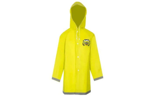 Jacheta de ploaie pentru copii Škoda, galbena, cu detalii reflectorizante - CarFun.ro - Accesorii Originale