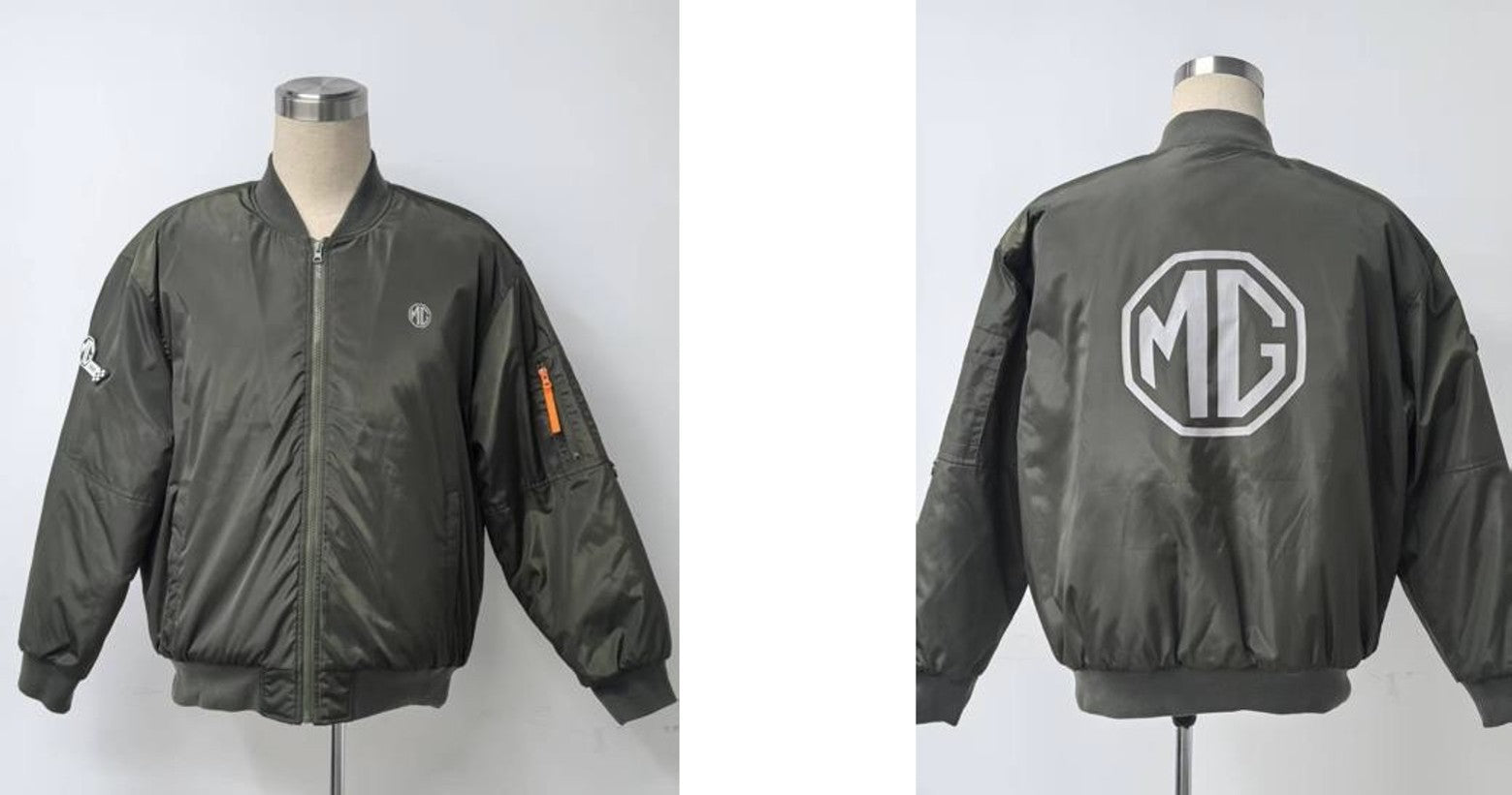 Jacheta MG Green Flight Originala – jacheta lifestyle tip aviator, barbati - CarFun.ro - Accesorii Originale