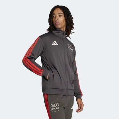 Jacheta trening Audi Formula 1 Fan Track Top barbati negru - gri - CarFun.ro - Accesorii Originale