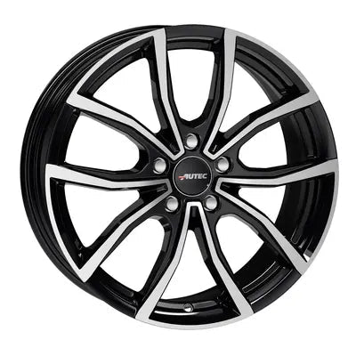 Janta aliaj Autec Vidron 17 inch VW T - Cross 2018– / Taigo 2022– – 6.5Jx17 ET39 – negru polisat - CarFun.ro - Accesorii Originale