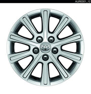 Janta aliaj Toyota Corolla Hybrid – 16" Argintiu, 10 spite – PZ49PE0673ZQ - CarFun.ro - Accesorii Originale