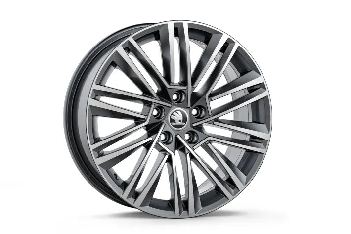 Janta aluminiu originala Skoda Luxon 18 inch – antracit metalizat lucios - CarFun.ro - Accesorii Originale