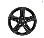Janta din aliaj originala Toyota Corolla 16 model 2019, Glossy Black, 5 spite - CarFun.ro - Accesorii Originale