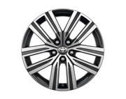 Janta din aliaj originala Toyota Corolla Cross 18 model 2019, Black Machined - CarFun.ro - Accesorii Originale