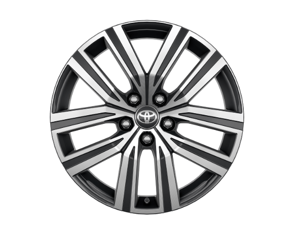 Janta din aliaj originala Toyota Corolla Cross 18 model 2019, Black Machined - CarFun.ro - Accesorii Originale