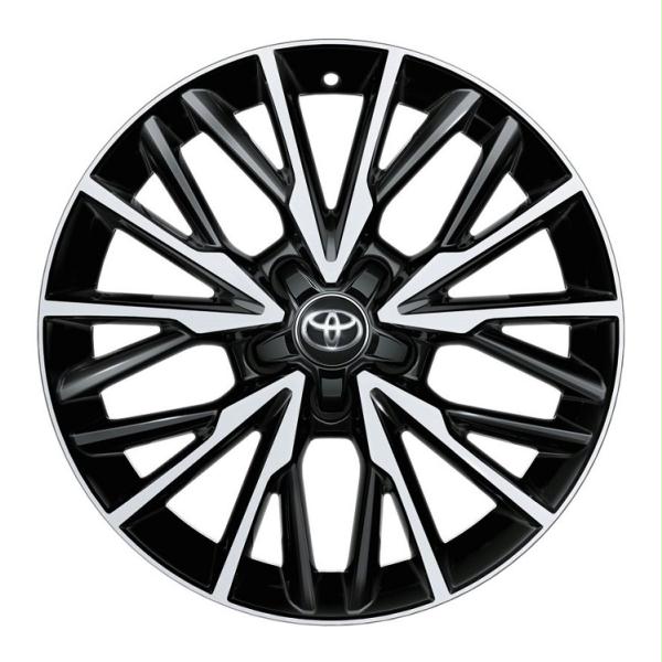 Janta din Aliaj Originala Toyota Yaris Cross sau C - HR, 18 inch, Black Machined - CarFun.ro - Accesorii Originale