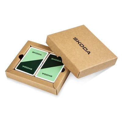 Joc de carti Skoda tip UNO, Emerald Green, 2–10 jucatori - CarFun.ro - Accesorii Originale