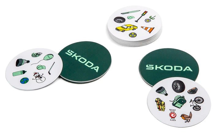 Joc memory Skoda copii 6 ani set 55 carti - CarFun.ro - Accesorii Originale