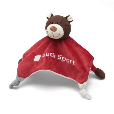 Jucarie bebelusi Audi Sport Schmusetuch cu ursulet Motorsport, NICI - CarFun.ro - Accesorii Originale