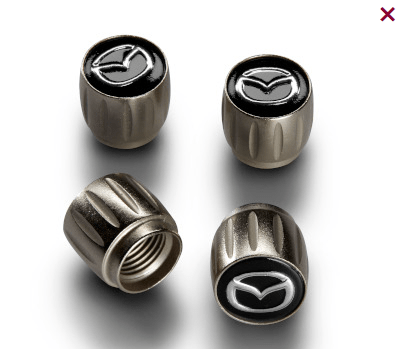 Kit capace ventil original Mazda 2 set 4 piese compatibil TPMS - CarFun.ro - Accesorii Originale