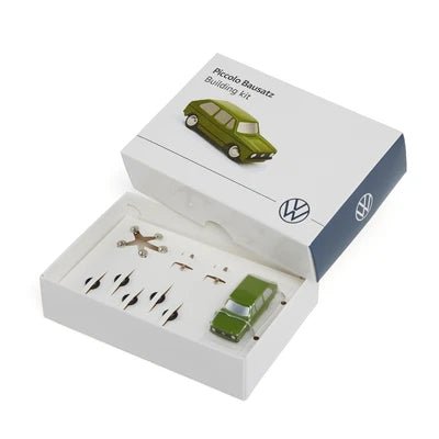 Macheta auto Volkswagen Golf 1 Piccolo – verde Lofotengrün, 4,2 cm - CarFun.ro - Accesorii Originale