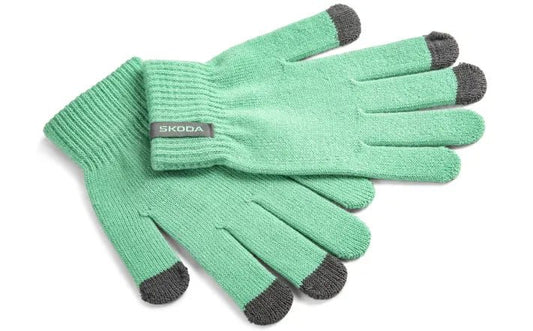 Manusi de Iarna Skoda, Femei, Electric Green - CarFun.ro - Accesorii Originale
