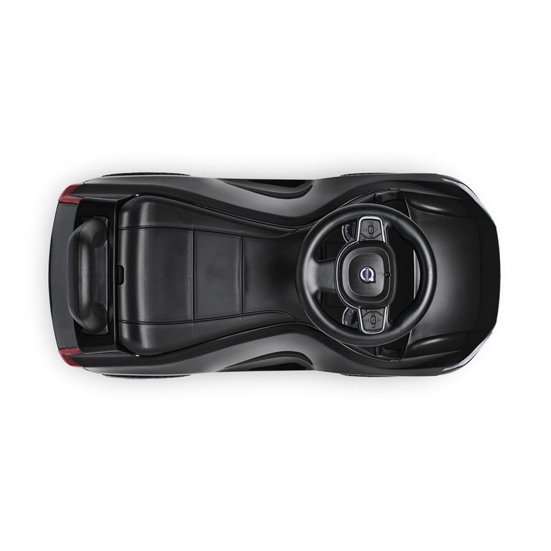 Masinuta copii Volvo XC90 Foot to Floor – alb/negru, cu claxon si muzica - CarFun.ro - Accesorii Originale