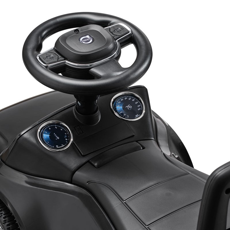 Masinuta copii Volvo XC90 Foot to Floor – alb/negru, cu claxon si muzica - CarFun.ro - Accesorii Originale