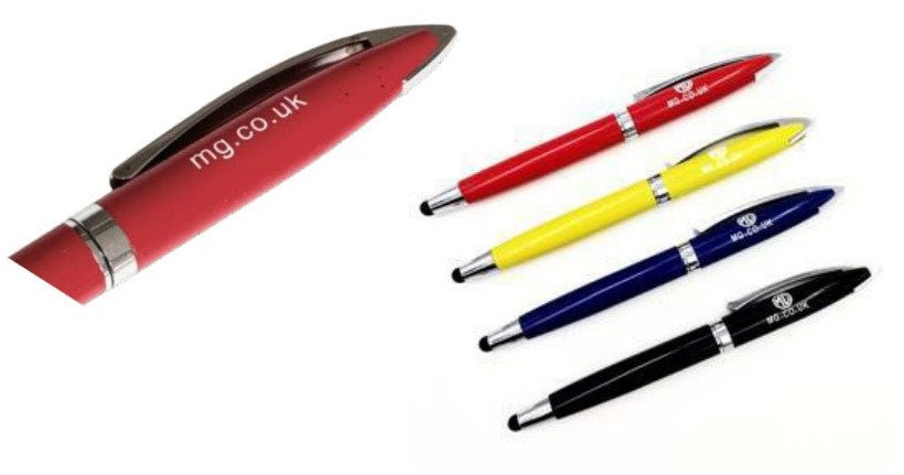 MG BallPoint Pen with Touchscreen Red - CarFun.ro - Accesorii Originale
