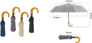 MG Crooked Handle Umbrella Original – umbrela lifestyle cu maner curbat, culori multiple - CarFun.ro - Accesorii Originale