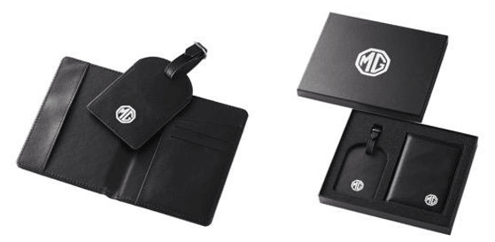 MG100 Passport Cover Set Original – set husa pasaport lifestyle cu design modern MG - CarFun.ro - Accesorii Originale