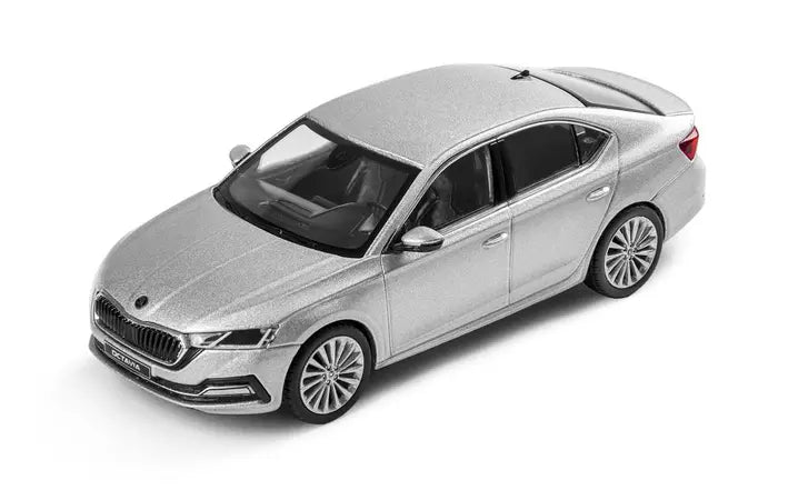 Model Skoda Octavia IV 1:43 brilliantsilber - CarFun.ro - Accesorii Originale
