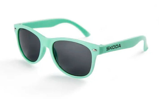 Ochelari de soare copii Skoda – protectie UV, electric green - CarFun.ro - Accesorii Originale