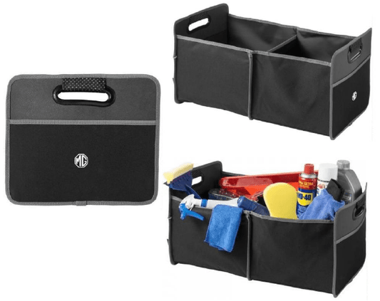 Organizator portbagaj MG pliabil, poliester negru 60x31x36cm - CarFun.ro - Accesorii Originale