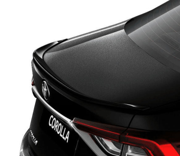 Ornament capota spate Toyota Corolla 2019+ negru original - CarFun.ro - Accesorii Originale Auto