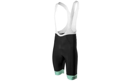 Pantaloni ciclism pentru barbati Skoda, cu bretele, marimi S - XXXL, negru/verde electric - CarFun.ro - Accesorii Originale