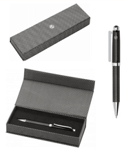 Pix metalic Lindsey – fibra de carbon si alama, finisaj negru - CarFun.ro - Accesorii Originale