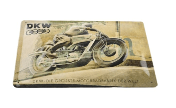 Placa metalica DKW Audi Tradition decor vintage - CarFun.ro - Accesorii Originale