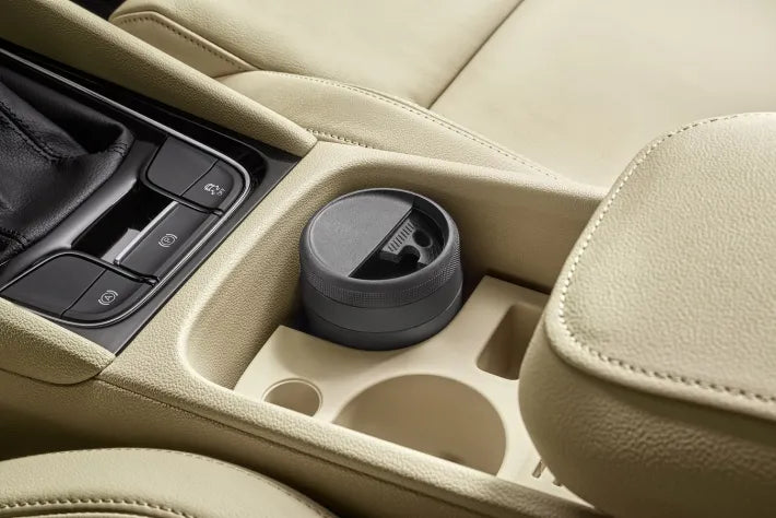 Scrumiera cu carcasa originala Skoda negru plastic suport pahare