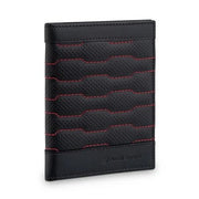 Portofel documente auto original Audi Sport - piele negru/rosu - CarFun.ro | Accesorii Originale Auto