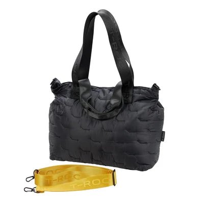 Poseta Volkswagen T - Roc Puffer Neagra Originala – shopper cu model matlasat - CarFun.ro - Accesorii Originale