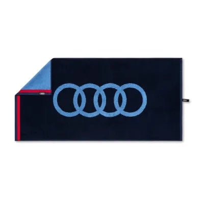 Prosop baie Audi 80x150 cm albastru bumbac - CarFun.ro - Accesorii Originale