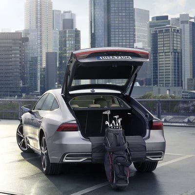 Protectie bara portbagaj Audi cu prindere carlige si husa transport - CarFun.ro - Accesorii Originale