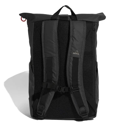 Rucsac original Audi F1 Team x Adidas Roll Top - negru - CarFun.ro - Accesorii Originale Auto
