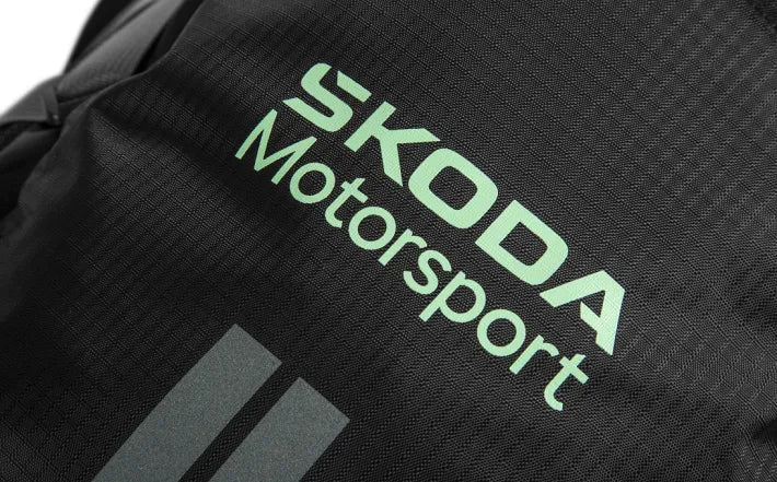 Rucsac Skoda Motorsport Original 26L – negru / electric green - CarFun.ro - Accesorii Originale