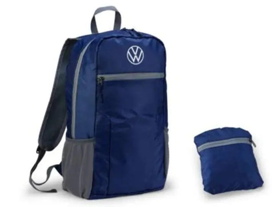 Rucsac Volkswagen pliabil - 20L, impermeabil, albastru inchis - Volkswagen Shop
