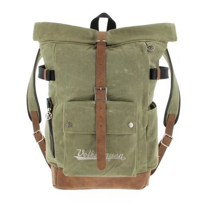 Rucsac Volkswagen Vintage Rolltop 25–35L - CarFun.ro - Accesorii Originale