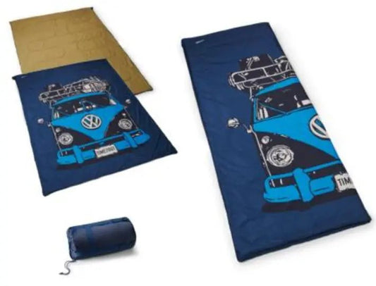 Sac de dormit Volkswagen Heritage - usor, cu imprimeu T1, 220 x 80 cm - Volkswagen Shop