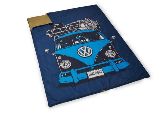 Sac de dormit Volkswagen Heritage - usor, cu imprimeu T1, 220 x 80 cm - Volkswagen Shop