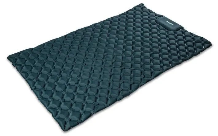 Saltea gonflabila compacta cu pompa integrata, verde emerald - CarFun.ro - Accesorii Originale