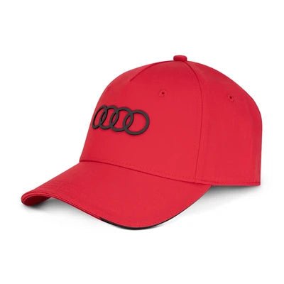 Sapca Audi rosie reglabila logo 3D unisex - CarFun.ro - Accesorii Originale