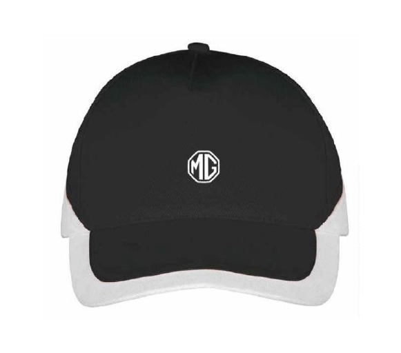 Sapca MG negru/alb din bumbac 100% cu prindere reglabila - CarFun.ro - Accesorii Originale