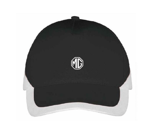 Sapca MG negru/alb din bumbac 100% cu prindere reglabila - CarFun.ro - Accesorii Originale