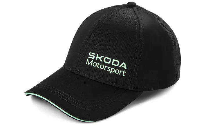 Sapca Skoda Motorsport neagra bumbac reglabila original - CarFun.ro - Accesorii Originale