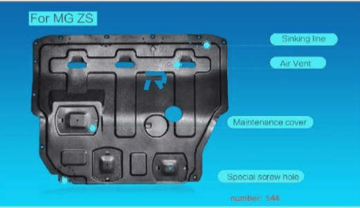 Scut motor MG ZS 11 metalic original, protectie impact si coroziune - CarFun.ro - Accesorii Originale