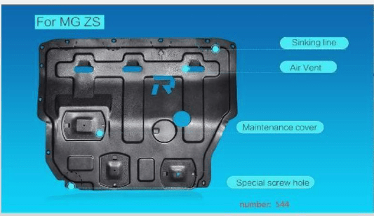 Scut motor MG ZS 32 otel mangan rezistent la impact si coroziune - CarFun.ro - Accesorii Originale
