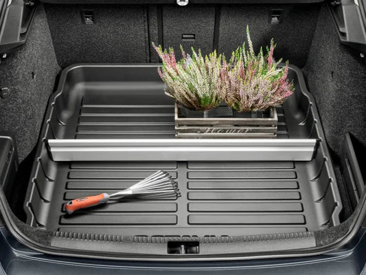 Separatoare din aluminiu pentru tava portbagaj Skoda – organizare eficienta - CarFun.ro - Accesorii Originale